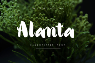 Alanta Typeface: Elevating Digital Brand Identity with Brushstroke Elegance
