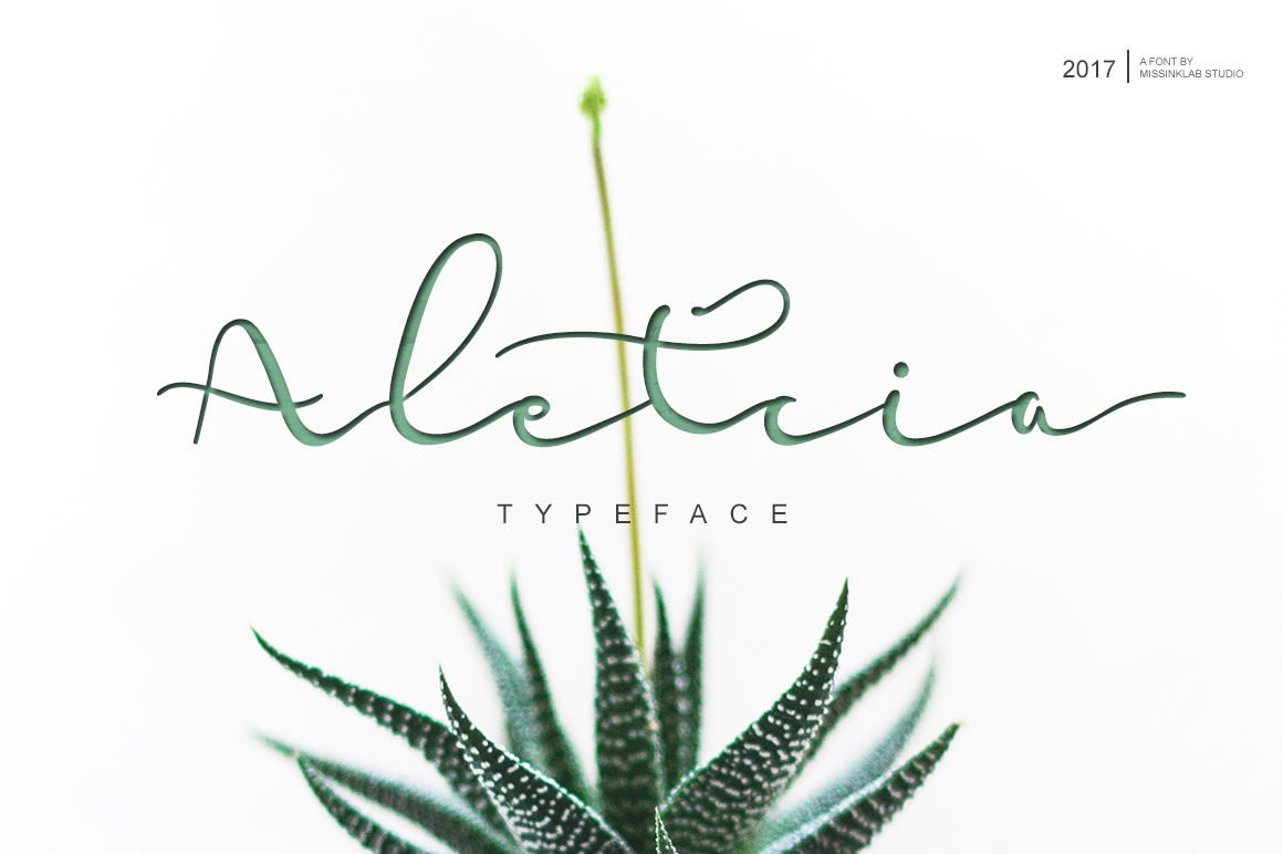 Aletcia: A Modern Handwritten Script for Editorial Design