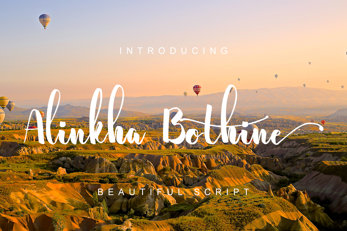Alinkha Bothine: A Premium Script Font for Authentic Brand Identity