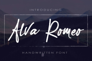 Alva Romeo: The Handwritten Typeface for Scroll-Stopping Social Media Graphics