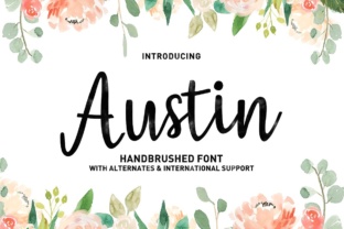 Austin Script Review: A Modern Handmade Typeface for Brand Identity