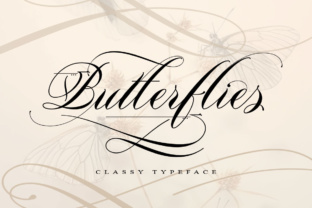 Butterflies: A Script Font for Elegant Web Design
