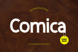 Comica Typeface: A Handmade Sans Serif for Crafters and Sellers