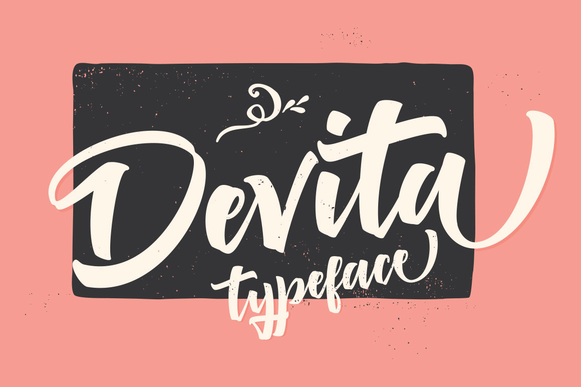 Devita: A Refined Script Typeface for Modern Editorial Design