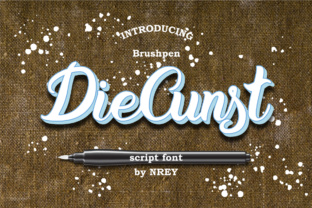DieCunst: A Handmade Script Typeface for Modern Web Design