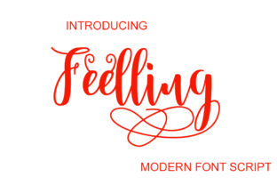 Feelling: The Romantic Script Font for Campaign Visuals