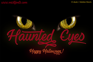 Haunted Eyes: The Eerie Typeface That Elevates Your Brand Identity
