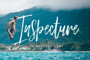 Inspecture Typeface: A Brushed Font for Bold Brand Identity