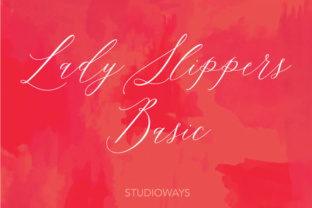 Lady Slippers Basic: A Polished Script Font for Small Business Branding