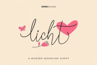 Licht: A Modern Script Typeface for Polished Brand Identity