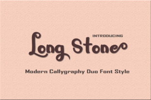 Long Stone Typeface: Elevating Campaign Visuals with Fluid Script