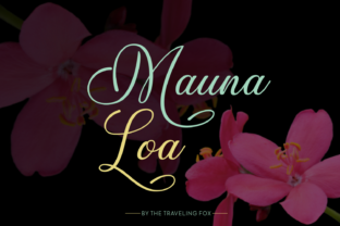 Mauna Loa Typeface Review: Elegant Handwritten Font for Digital Design