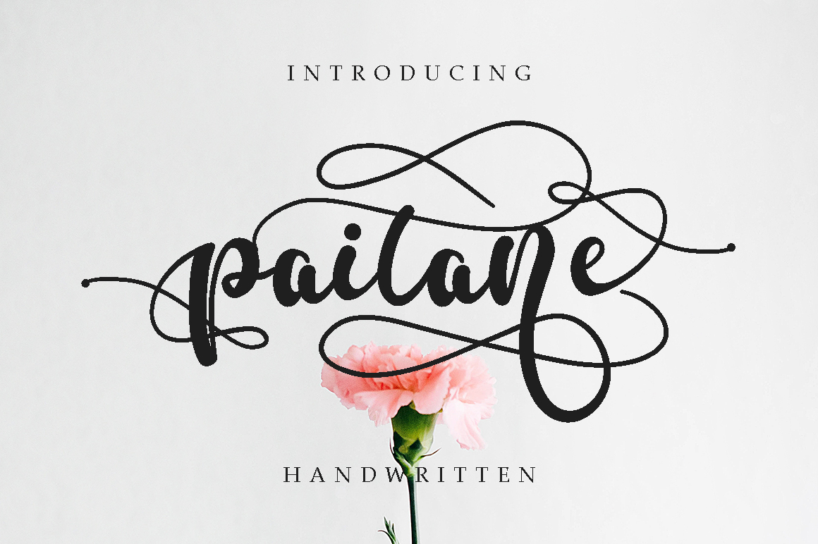 Paitane: A Modern Script Typeface for Editorial Design