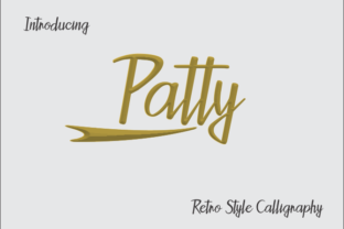 Patty: A Retro Display Script for Authentic Brand Identity
