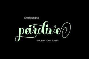 Peirolive: The Modern Script Typeface for Editorial Design