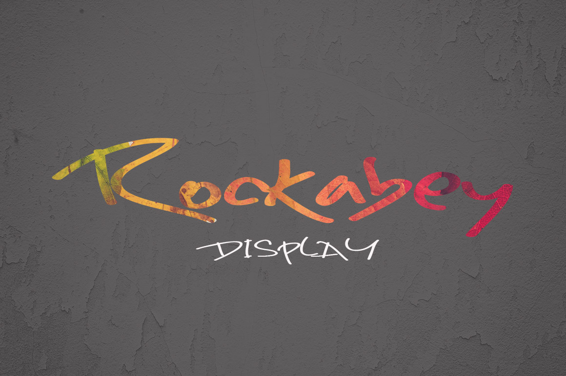 Rockabey: A Modern Handwritten Typeface for Authentic Brand Identity