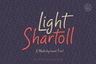 Shartoll Light: A Handwritten Typeface for Editorial Design