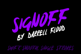 Signoff: The Casual Script Font for Authentic Brand Identity