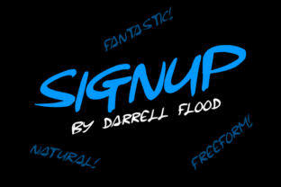 Signup: A Loose, Hand-Drawn Typeface for Authentic Brand Identity