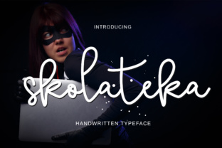 Skolateka: A Modern Handwritten Typeface for Handmade Brands