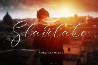 Slavelake: A Modern Script Typeface for Handmade Branding