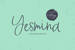 Yesmina: The Script Typeface for Modern Digital Branding